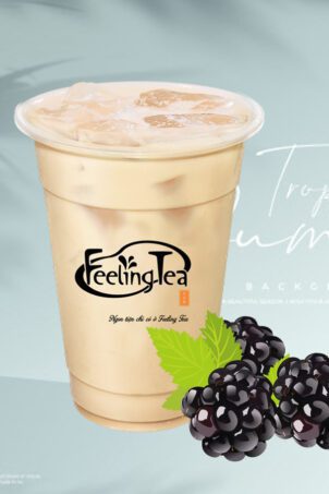 Trà sữa mâm xôi đen