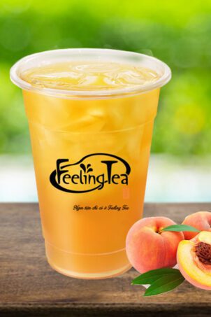 Trà ô long nhân đào