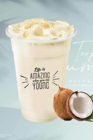 Trà sữa cốt dừa