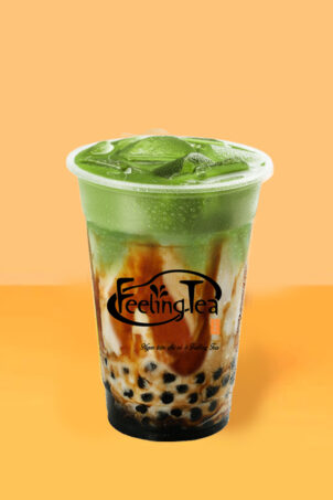 Matcha sữa tươi trân châu đường đen