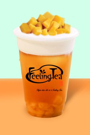 Trà olong xoài kem mặn