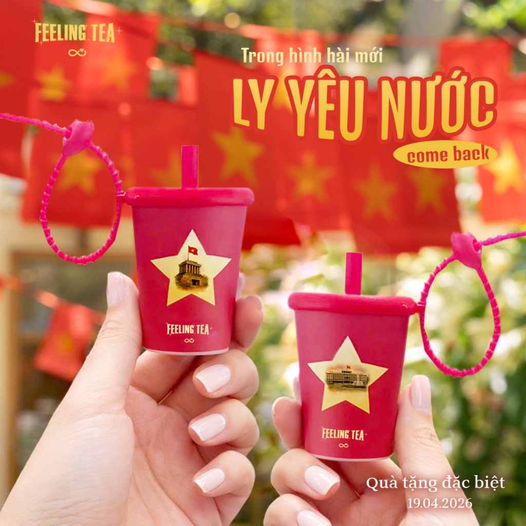 hìNH MINICUP YÊU NƯỚC FEELING TEA