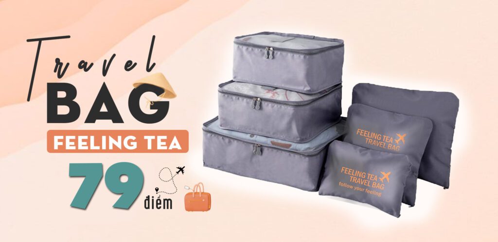 quà tặng túi du lịch Feeling Tea