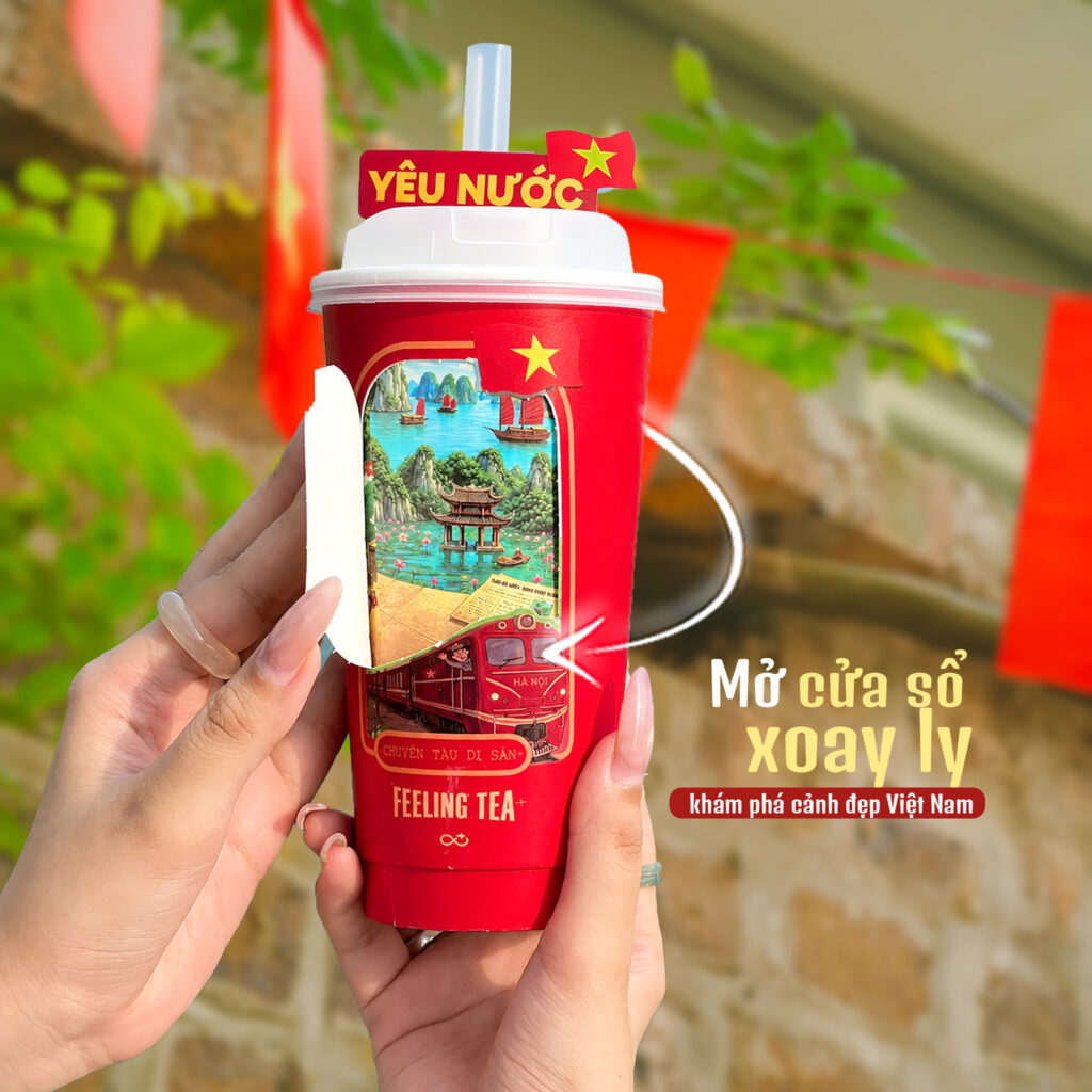 Ly yêu nước, xoay ly để khám phá